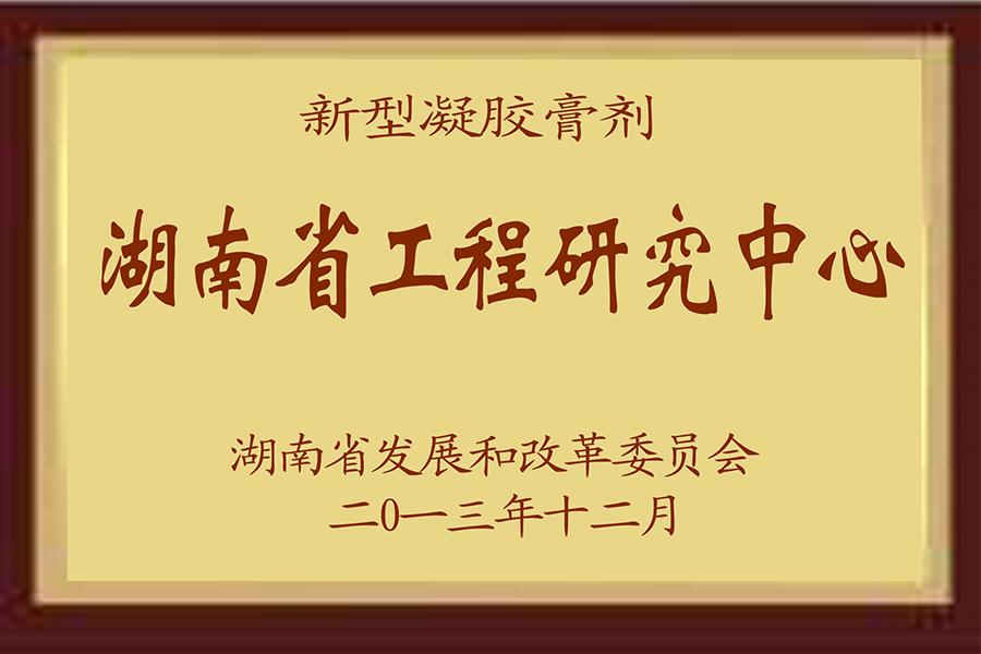 新型凝膠膏劑湖南省工程研究中心簡介